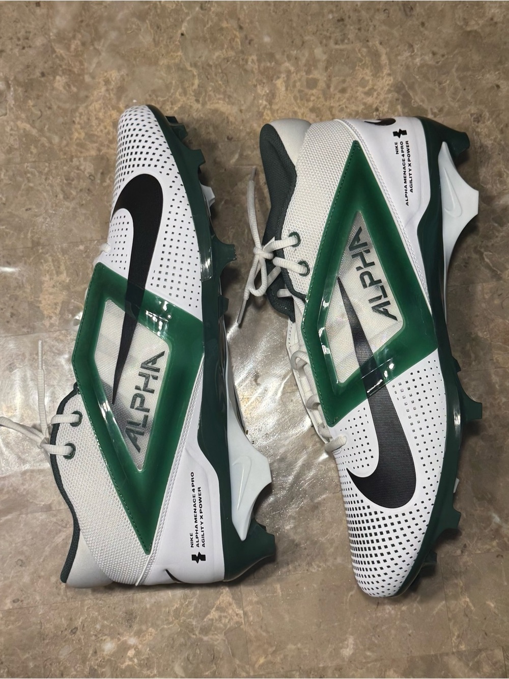 Nike Alpha Menace 4 Pro football cleats size 16
AGILITY X POWER